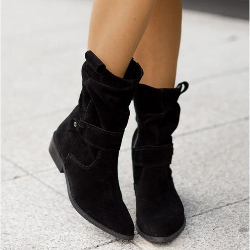 Danna™ Zip-up ankle boots with low heel