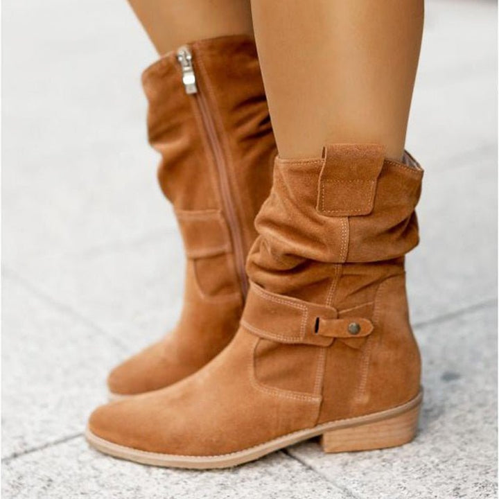 Danna™ Zip-up ankle boots with low heel