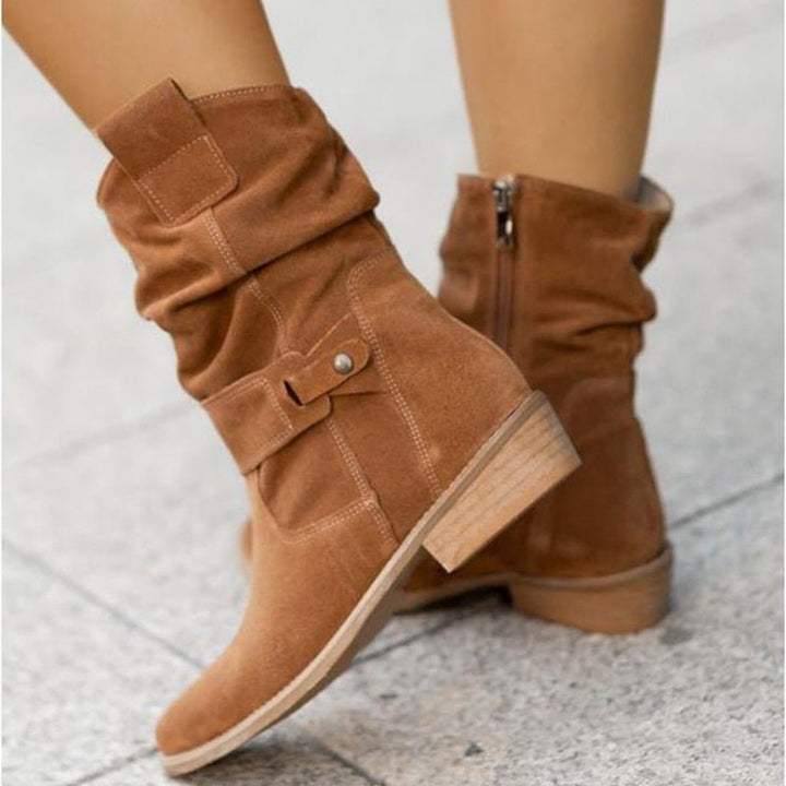 Danna™ Zip-up ankle boots with low heel