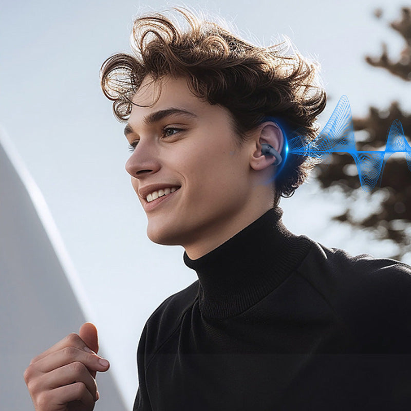 Übersetzungs Ohrhörer | Open-Ear Design mit Echtzeit-Übersetzung &amp; 4–8 Std. Akkulaufzeit für Reisen und Alltag