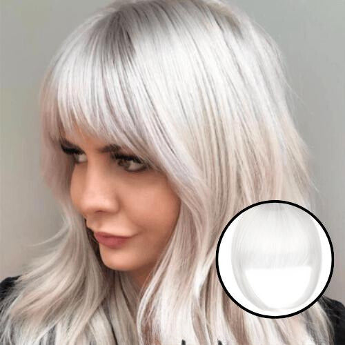 Clip-in Ponyfrisur für Damen | Sofort neuer Look ohne Schneiden | Leicht, atmungsaktiv &amp; bequem | Sicherer Halt | Mehrere Farben