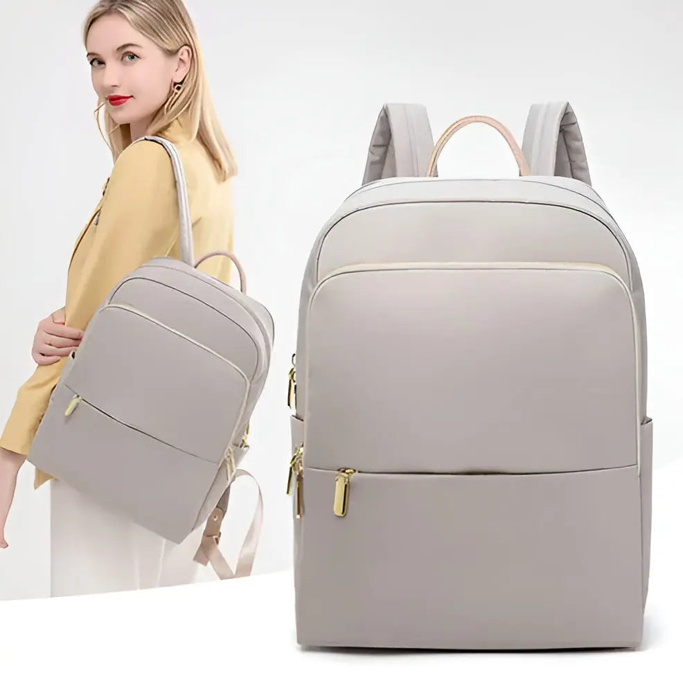 Damen Rucksack mit Laptopfach bis 14 Zoll | Wasserabweisender, leichter Rucksack für Büro, Reisen und Alltag