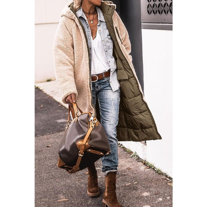 Women’s long water-repellent coat | warm &amp; comfortable for autumn/winter | windproof outdoor | versatile to combine
