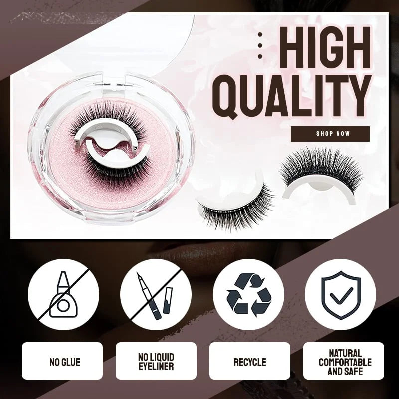 AufgeklebteWimpern™ opakovane použiteľné samolepiace riasy (1+1 zadarmo)