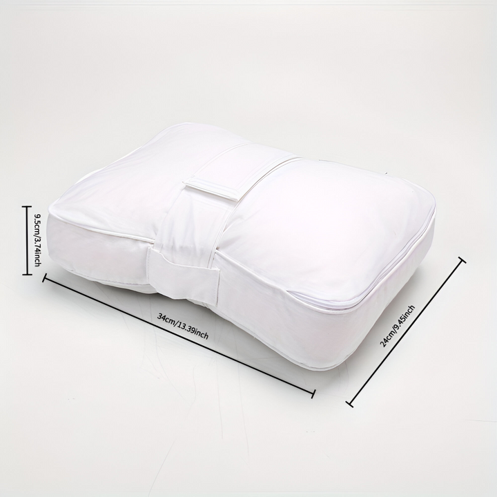 Coussin genoux en mousse à mémoire pour dormeurs latéraux – soulage genoux &amp; hanches | Forme ergonomique en cœur, housse respirante | Pour un sommeil paisible