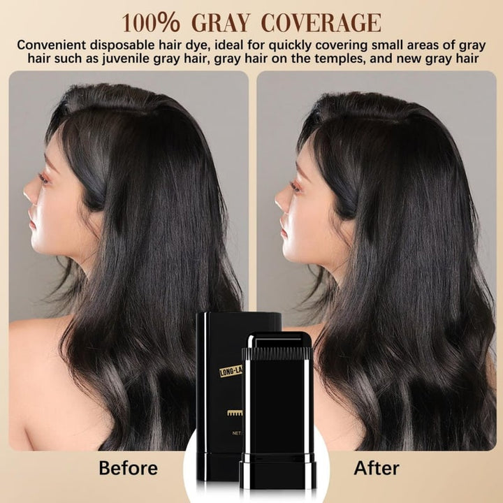 Ansatz-Kaschierer gegen graue Haare | Präzisionskamm für schnelle Grauabdeckung