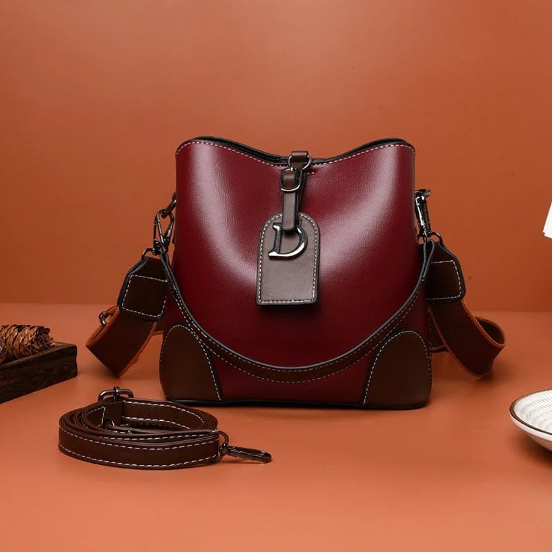 Sac épaule femme rétro en PU 21×19×12 cm | Plusieurs compartiments &amp; fermeture magnétique | Bandoulières réglables, plusieurs couleurs
