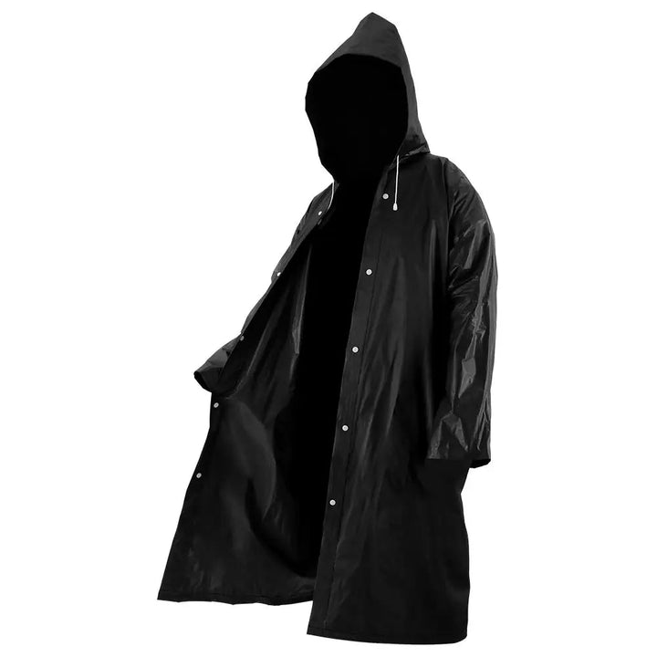 Unisex Regenponcho | Wasserdichter EVA-Poncho mit Kapuze und Kordelzug für Camping, Festival und Alltag