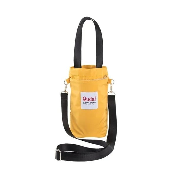 Umhängetasche | Multifunktionale Schultertasche mit Getränkehalter für Alltag und Freizeit