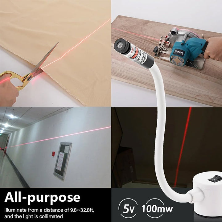 Guida laser per cucito con magnete | Cuciture dritte senza segnare | Laser a linea/croce/punto per macchina da cucire e tagliacuci