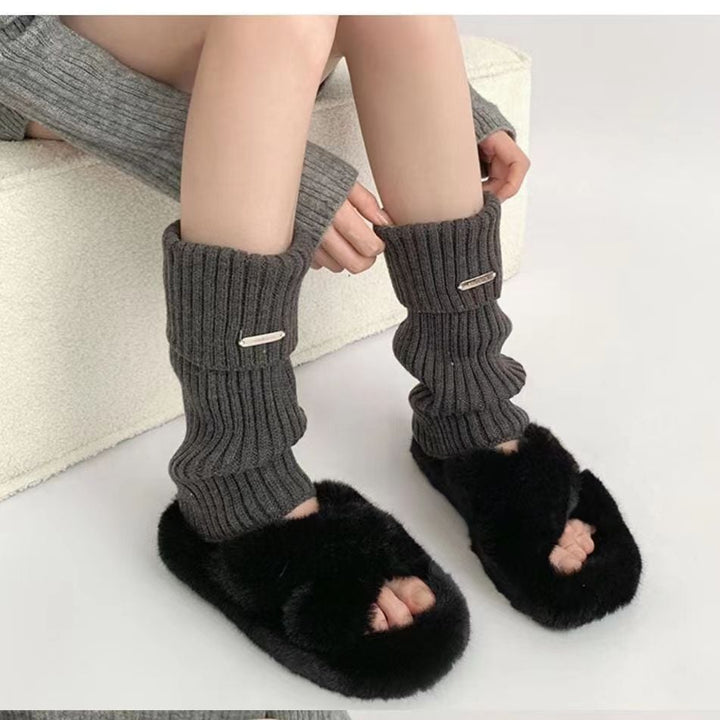 Chaussettes femme longueur cheville | Chaudes et douces | Style rétro Y2K | Élastiques et respirantes