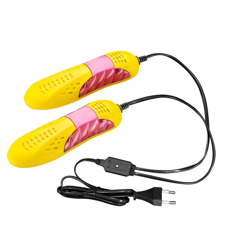 Elektrischer Schuhtrockner mit 2 Heizelementen | Kompakter Schuhwärmer für Schuhe, Stiefel und Handschuhe | Netzbetrieb