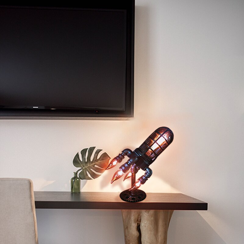 FlammenRakete™ Stilvolle Ambientale Nachttischlampe
