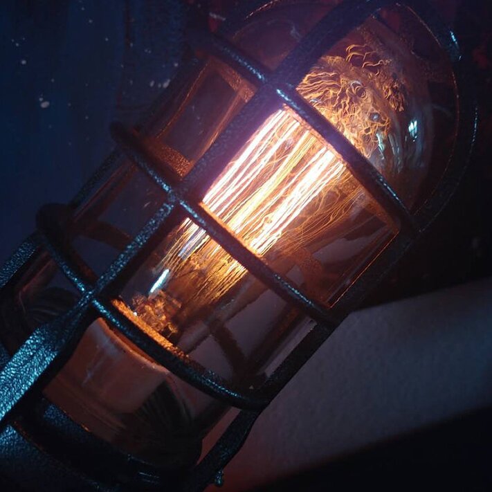RaketenGlühen™ Dampfpunk-Raketenlampe