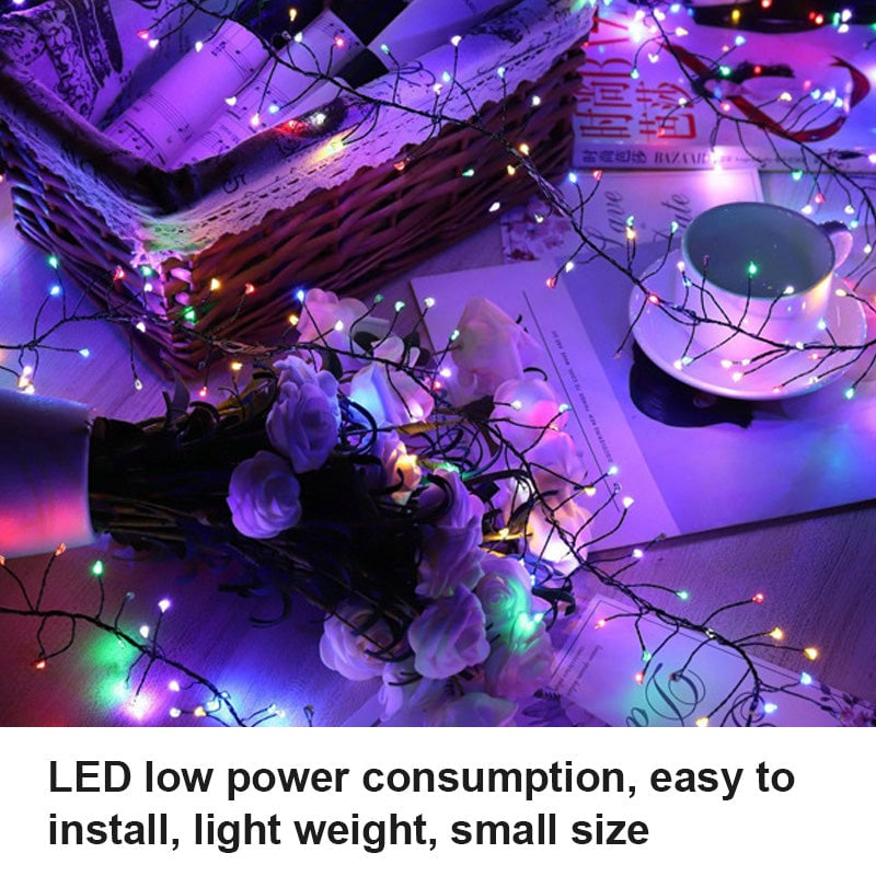 LED Kupferdraht Lichterkette | Flexibel, Formbar &amp; Wasserdicht | Für Innen &amp; Außen