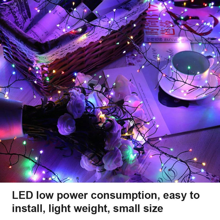 LED Kupferdraht Lichterkette | Flexibel, Formbar &amp; Wasserdicht | Für Innen &amp; Außen