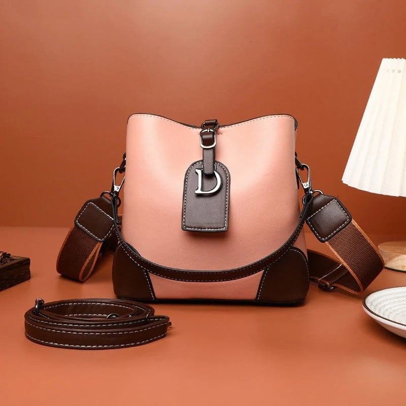 Sac épaule femme rétro en PU 21×19×12 cm | Plusieurs compartiments &amp; fermeture magnétique | Bandoulières réglables, plusieurs couleurs