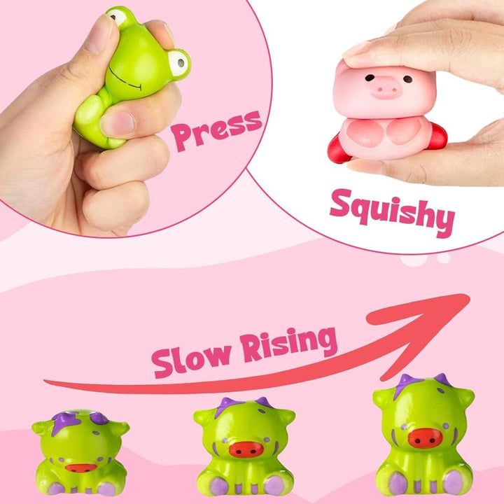 🔥Miglior regalo di Pasqua 50% DI SCONTO-🎁24 PEZZI Uova di Pasqua ripiene Giocattoli squishy a risalita lenta