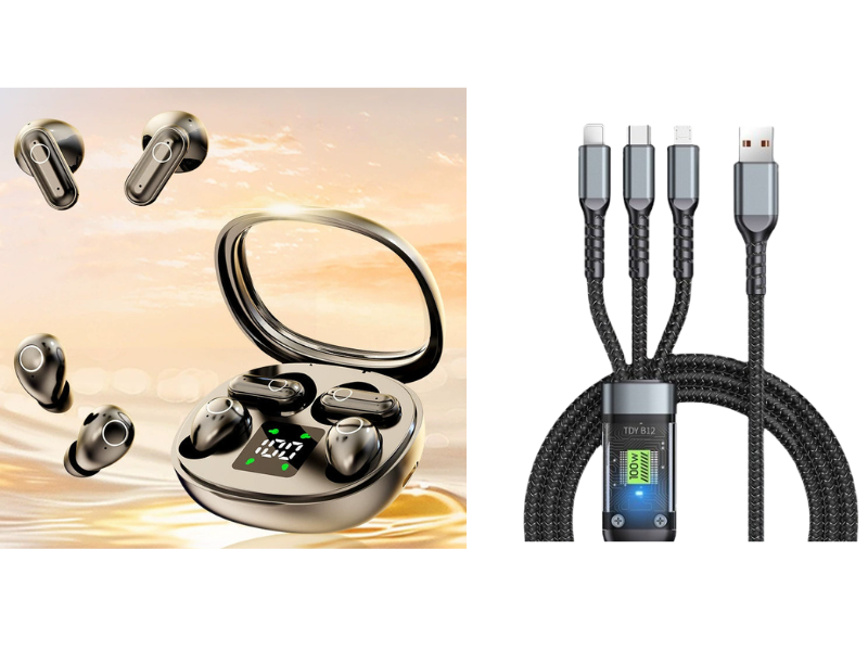 Kabellose In-Ear Kopfhörer | Bluetooth 5.4 mit Geräuschunterdrückung &amp; Ladecase | Über 8 Std. Akkulaufzeit