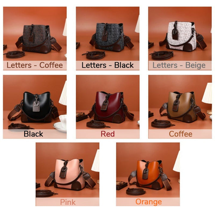 Sac épaule femme rétro en PU 21×19×12 cm | Plusieurs compartiments &amp; fermeture magnétique | Bandoulières réglables, plusieurs couleurs