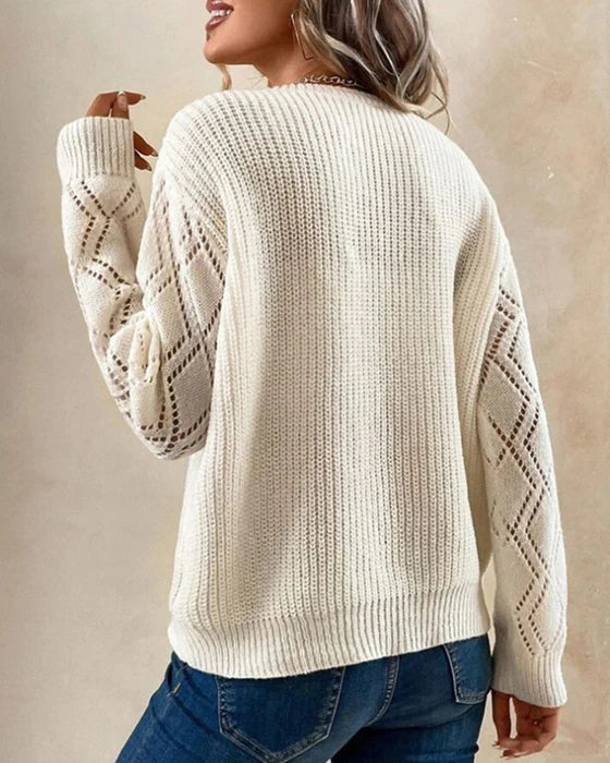 Chantal | Eleganter Pullover mit V-Ausschnitt