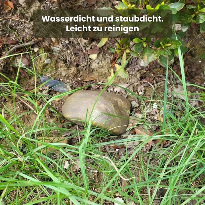 Steinsafe für den Garten | Wasser- und staubdichtes Geheimversteck für Wertsachen