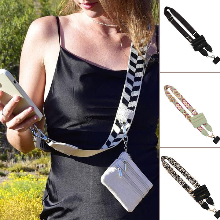 SecureKeyBand™ Phone Strap with Zipper Pocket
