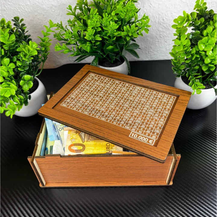 GeldTruhe™ Wooden Piggy Bank