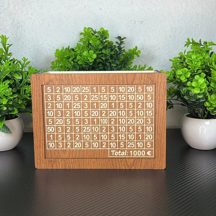 GeldTruhe™ Wooden Piggy Bank