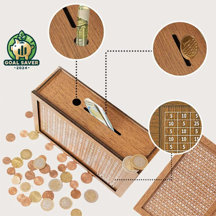 GeldTruhe™ Wooden Piggy Bank