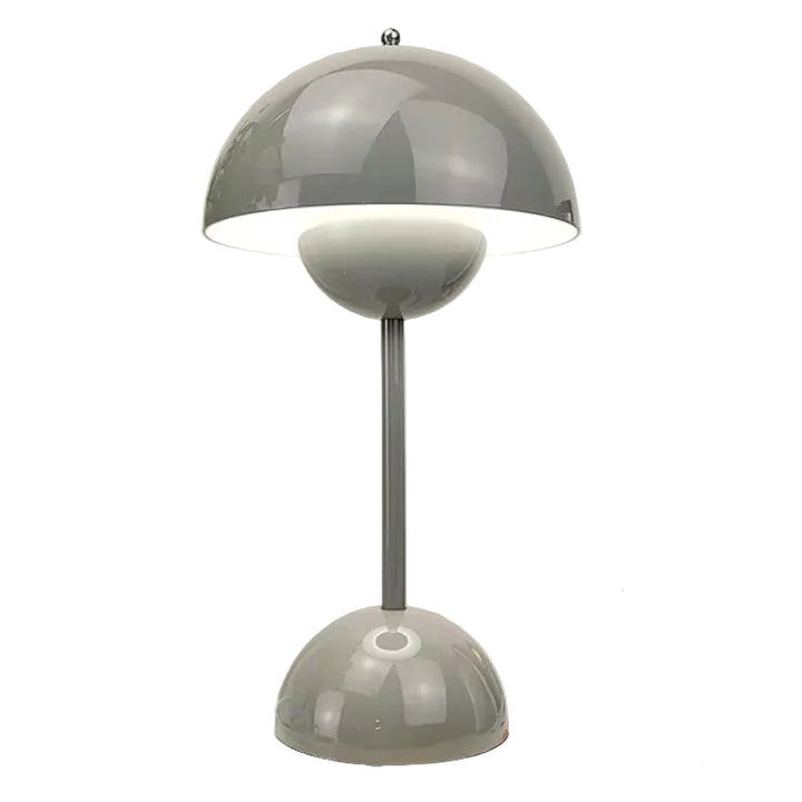 Wireless retro table lamp with battery | Warm white LED, 3-level dimmable | Touch control, USB charging, up to 10 hrs, 25×13 cm