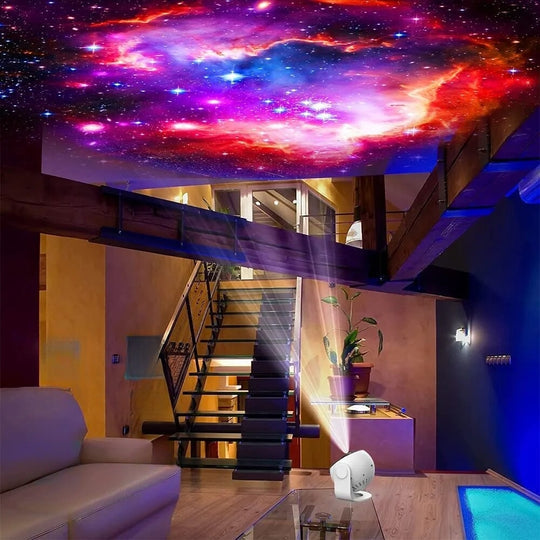 Projecteur d’étoiles veilleuse avec 13 motifs HD | Éclairage d’ambiance silencieux avec minuterie et mise au point | Lumière galaxie pour chambre