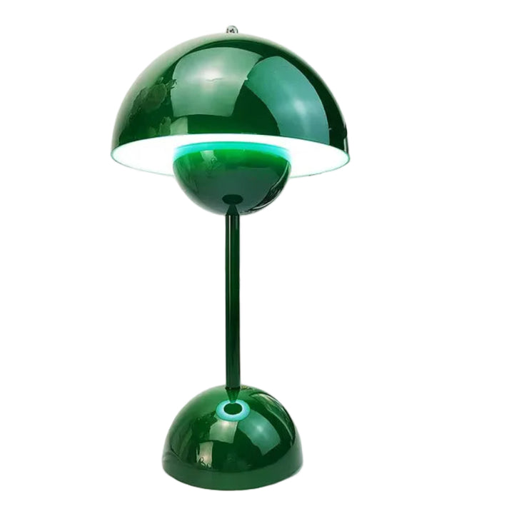Wireless retro table lamp with battery | Warm white LED, 3-level dimmable | Touch control, USB charging, up to 10 hrs, 25×13 cm