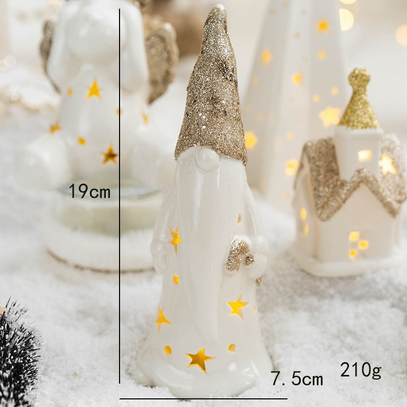 LED Weihnachtsbaum | Beleuchtete Tischdekoration mit warmweißem Licht, Batteriebetrieb und festlichem Baumdesign für Weihnachten