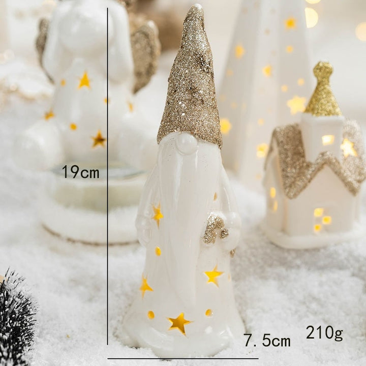 LED Weihnachtsbaum | Beleuchtete Tischdekoration mit warmweißem Licht, Batteriebetrieb und festlichem Baumdesign für Weihnachten