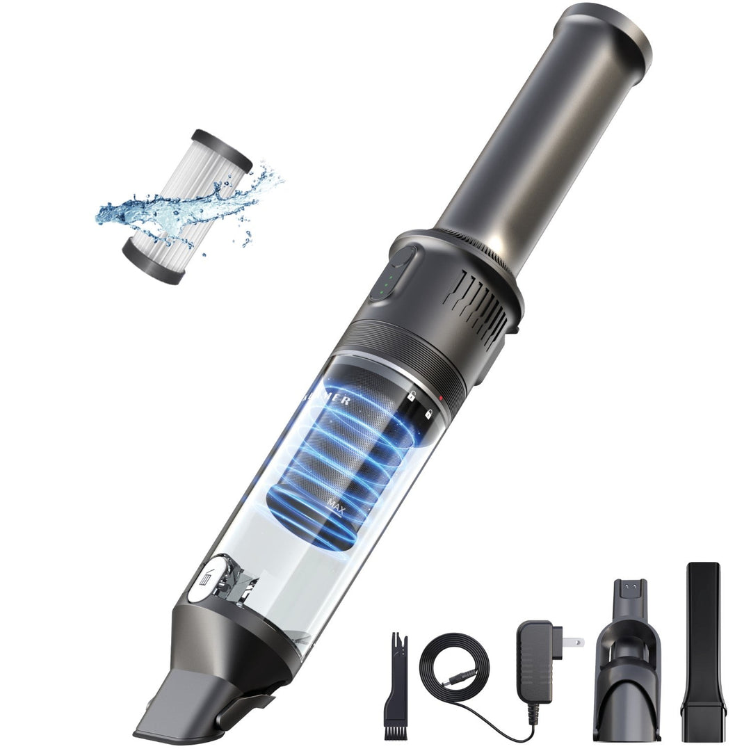 Handstaubsauger 140 Watt | Kabellos mit 16.000 Pa Saugleistung und HEPA-Filter