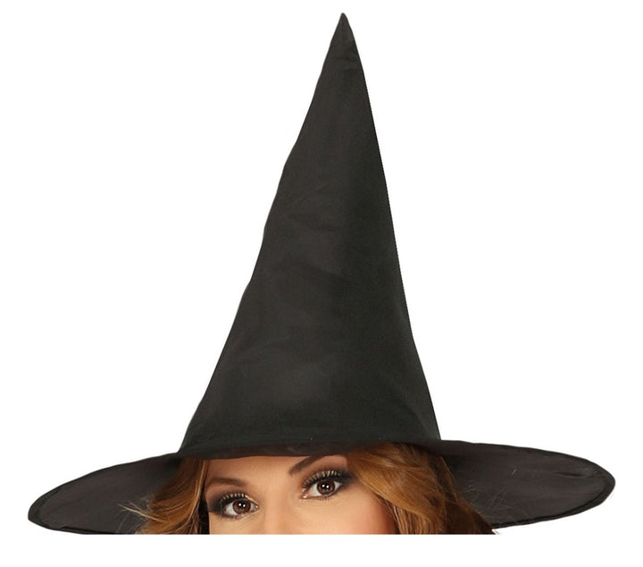 Hexenkostüm Damen | Halloween-Kostüm mit schwarzem Kleid und Hexenhut für Halloween-Partys und Mottopartys