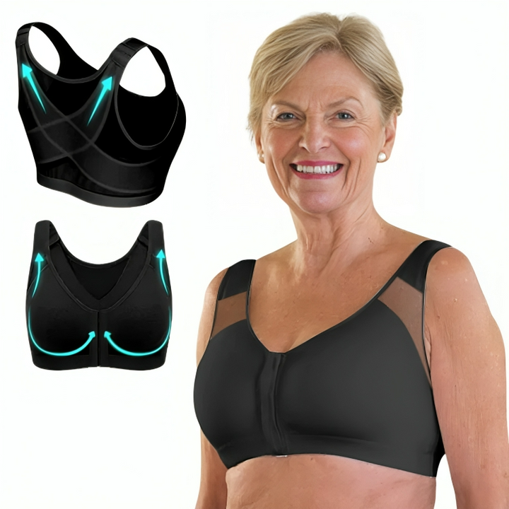 Bügelloser Damen-Stütz-BH mit Komfort &amp; Halt | Nahtloser Soft-BH ohne Bügel | 1+1 GRATIS