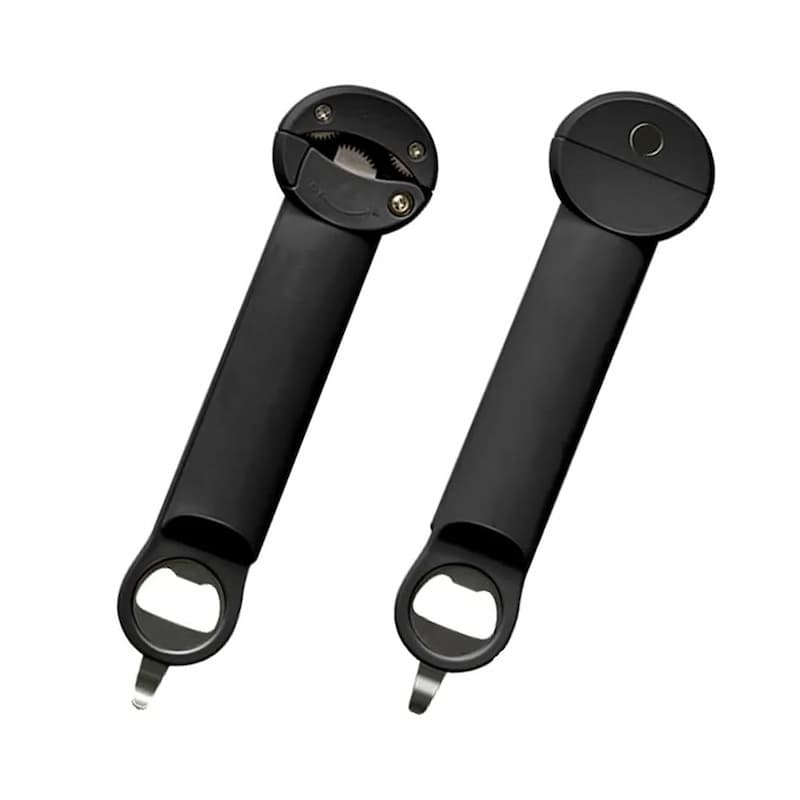 Verstellbarer Glas- &amp; Flaschenöffner | Rutschfester Griff für festen Halt | Öffnet 0,5–11,2 cm Deckel mühelos