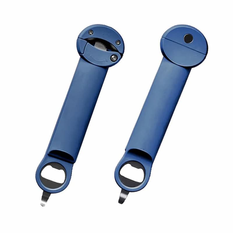 Verstellbarer Glas- &amp; Flaschenöffner | Rutschfester Griff für festen Halt | Öffnet 0,5–11,2 cm Deckel mühelos