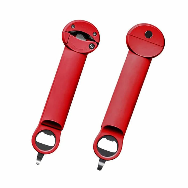 Verstellbarer Glas- &amp; Flaschenöffner | Rutschfester Griff für festen Halt | Öffnet 0,5–11,2 cm Deckel mühelos
