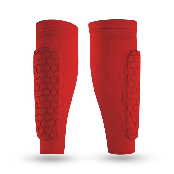ShinGuard Kompressions-Schienbeinschoner | Integriertes Sockendesign | EVA-Schaum Stoßdämpfung