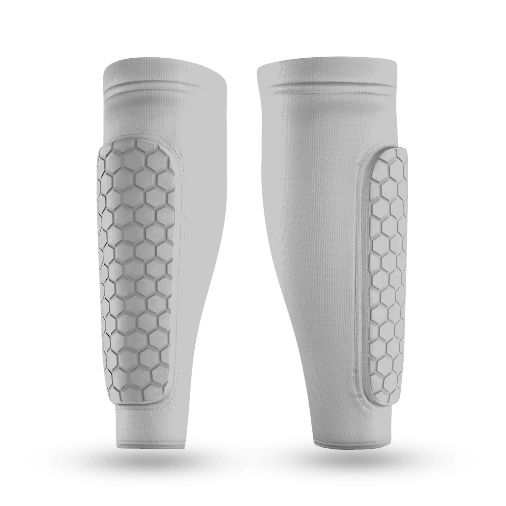ShinGuard Kompressions-Schienbeinschoner | Integriertes Sockendesign | EVA-Schaum Stoßdämpfung