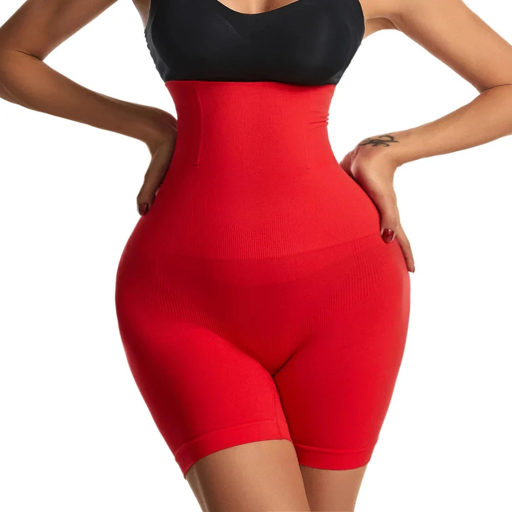 High Waist Shapewear Shorts für Damen | Figurformender Bauch- &amp; Hüftformer | Glättender Body Shaper für mehr Kurven