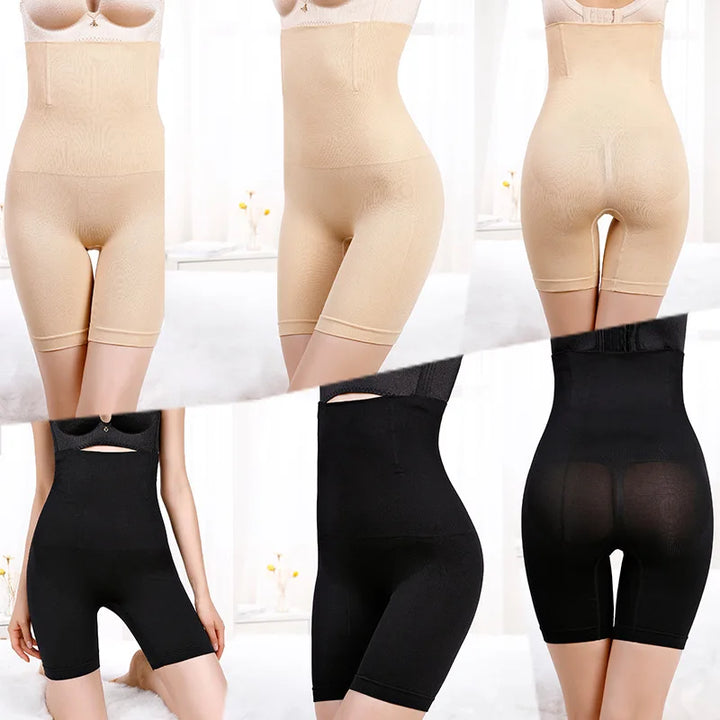 High Waist Shapewear Shorts für Damen | Figurformender Bauch- &amp; Hüftformer | Glättender Body Shaper für mehr Kurven