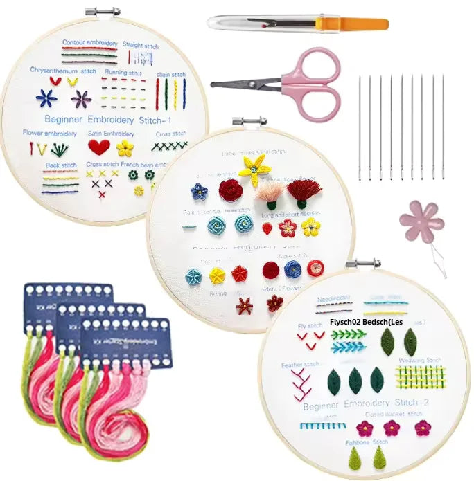 MascheMate™ Einsteigerfreundliches Kreuzstich-Set