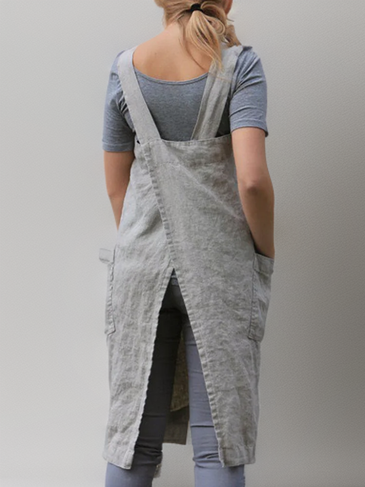 Azalea - Simple Apron with Crossed Back Straps