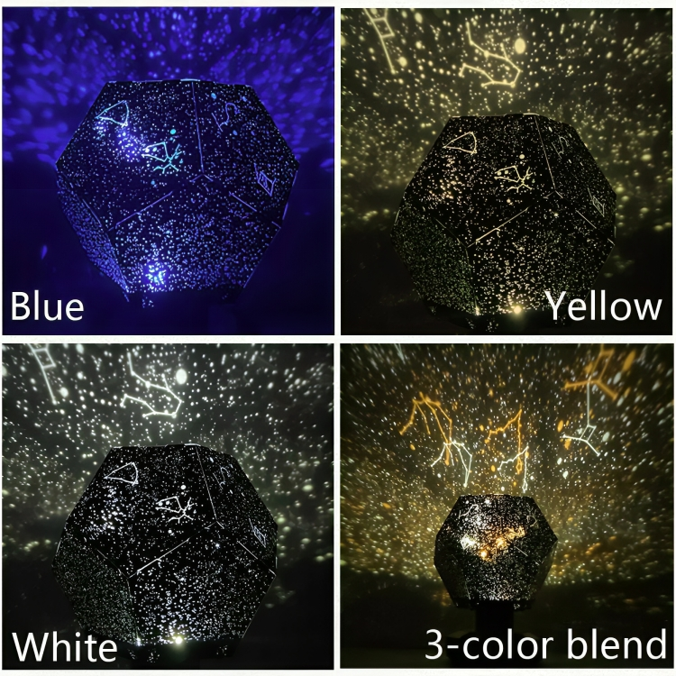 LED Sternenhimmel Projektor | Bluetooth Musiksteuerung | 3 Farben &amp; Fernbedienung