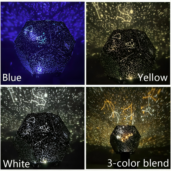 LED Sternenhimmel Projektor | Bluetooth Musiksteuerung | 3 Farben &amp; Fernbedienung
