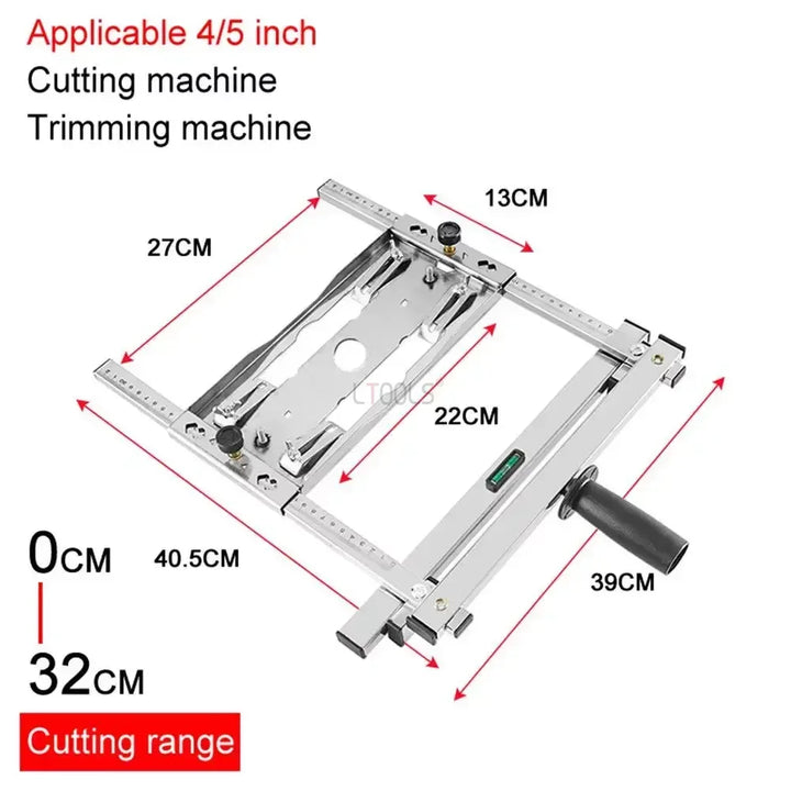 Precision Edge Guide for Wood Cutting | Stainless Steel with Dual Ruler &amp; Measurement Scale | Quick Release, Exact Adjustment for Clean Cuts